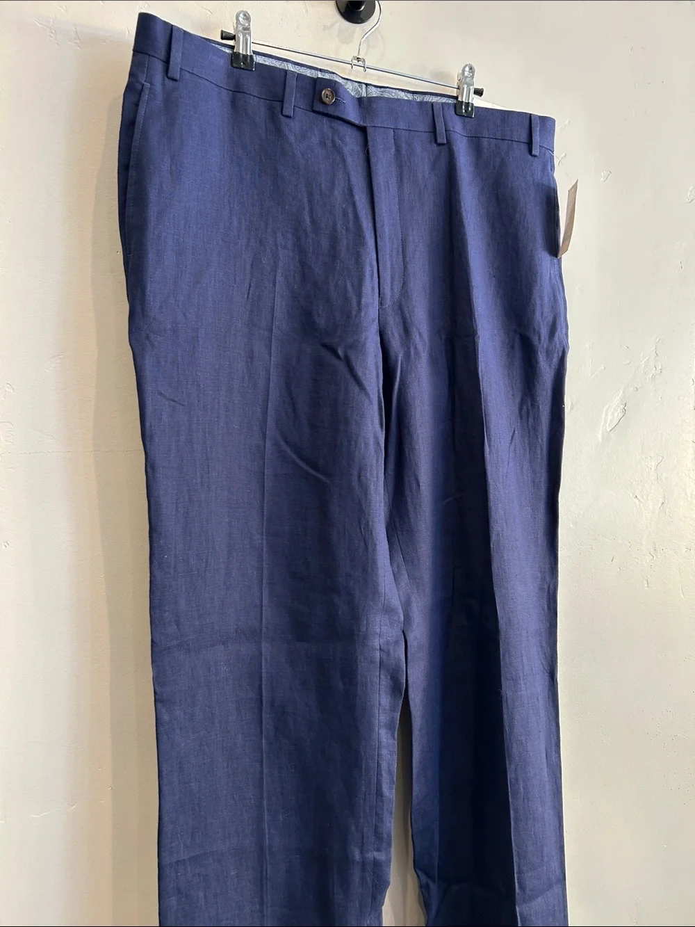 NWT Lauren Ralph Lauren Linen Flat Front Pant